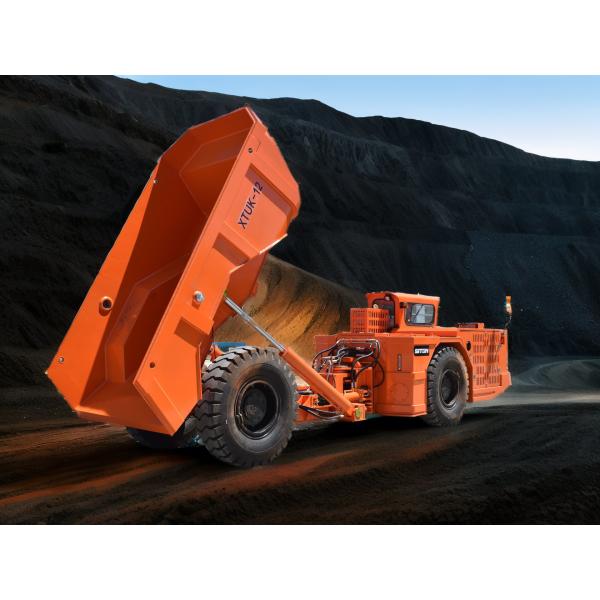 DRUK -12 DERUI Tunnel Compact Underground Dump Truck 12 Tons rated loading DEUTZ engine