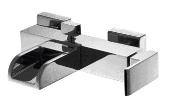 Zinc alloy handle Waterfall Bath Mixer Tap Single Lever Wall Mounted Bath Faucet
