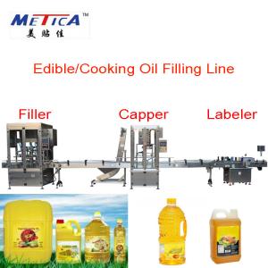 Wholesale Automatic Edible Oil Filling Machine Line 500ml - 5000ml from china suppliers