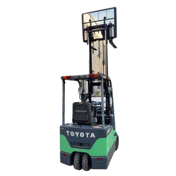 Used Toyota 1 Ton Electric Forklift 48V Fork Length 1070 Warehouse Material