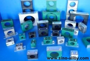 Wholesale Standard hydraulic pipe clamp, PP clamp bodies, grooved inside, 316 stainless steel plates from china suppliers
