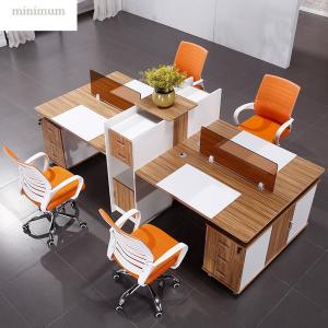 Wholesale Interior Design Office Workstation Partition Veneer Finish Standard Size from china suppliers
