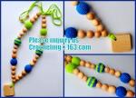 Wooden Tooth nursing baby toys Eco, Tooth Necklace