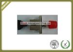Hybrid Metal Simplex FC To SC Fiber Adapter , Fiber Optic Cable Coupler