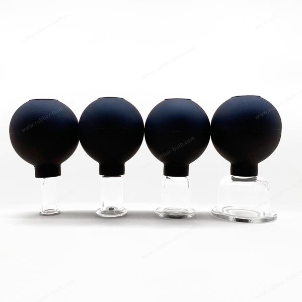 4 Pcs different size High Quality Silicone Cupping Cups Vacuum Cupping Massage