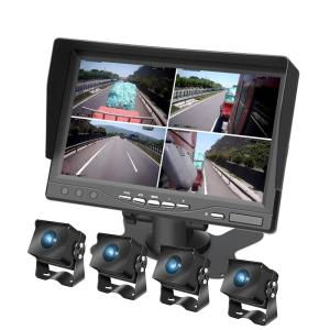Wholesale 7 Inch Car DVR Camera 4 Way Truck Traffic Front And Rear Video Full HD from china suppliers