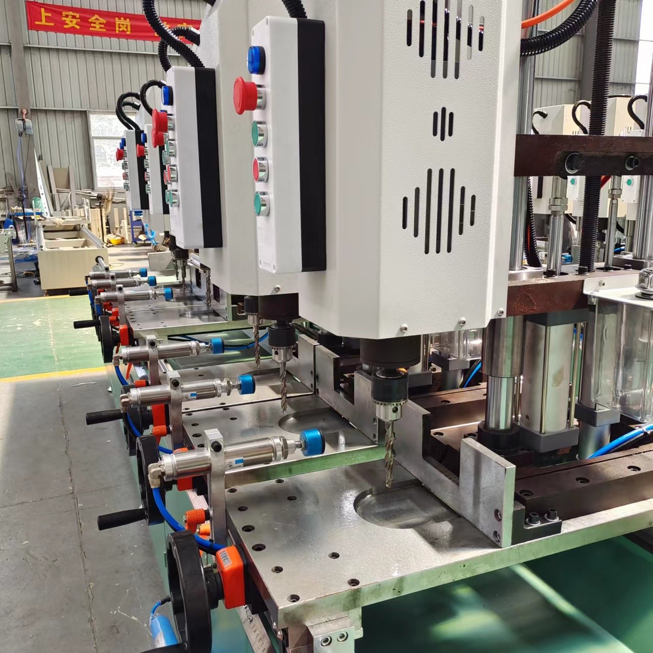 Aluminum Copy Router Machine High Efficiency Multi-Head Combination Automatic Drilling Machine