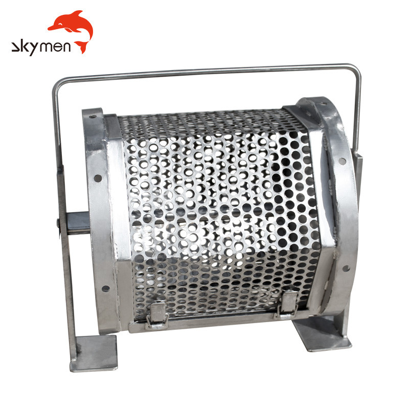 Rotary Basket Coins 500L Benchtop Ultrasonic Cleaner 40KHz SUS304