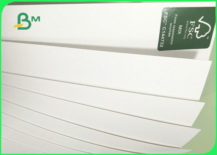 FSC Certificated 300gsm 350gsm 400gsm C1S Ivory Board For Packaging Boxes