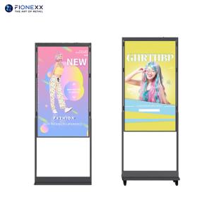 Wholesale 55 Inch High Brightness Hanging Shop Advertising Display for Indoor Window Facing Digital Signage from china suppliers