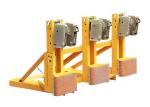 DG1500E Forklift Mounted Rubber-belt Drum Grabber Loading Capacity 500Kg Each