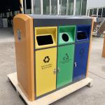 Outdoor Furniture Wasre Trash Decorative Container Haoyida Garbage Bin Outdoor