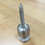 Adjustable Fixing Stainless Steel Glass Railing Standoff Pins Wall Mounting