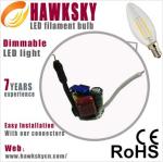 7 Years Experience Sapphire C35 Led Filament Candle