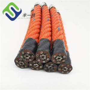 Wholesale 16mm Steel Wire Core Pp Polypropylene Combination Rope For Fishing Industry from china suppliers