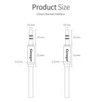 1.2M 3.5MM Male To Male AUX Audio Cables Headphone Extension Cable Ready Stock
