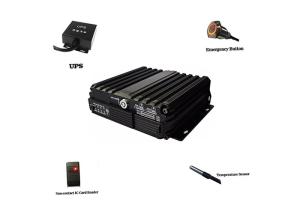 Wholesale Live Stream 3A 4G WIFI GPS 40Kbps H.264 4CH Car Mobile DVR from china suppliers