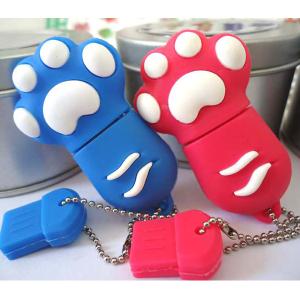 Wholesale Cute Cat Claw Carton USB Flash Drive, PVC Gift Usb 2.0 Cartoon Usb Stick Bulk Cheap from china suppliers