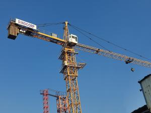 Wholesale CE Approved Industrial / Commercial Construction Equipment Tower Crane With 60M Arm from china suppliers