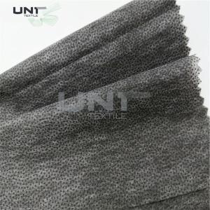 Wholesale Silicon Strong Fusible Non Woven Interlining Black For Fused Fabric from china suppliers