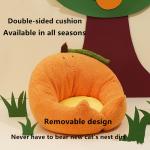 Orange Cat Bed Four Season Pet Bed Cat House Cat House Teddy Dog House Warm