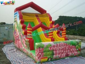Wholesale Popular Full Printing Commercial Inflatable Water , Customized Inflatable Slide For Adults from china suppliers