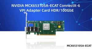 Wholesale Stock MCX653105A-ECAT Mellanox Nic Card ConnectX-6 100GbE Single Port from china suppliers