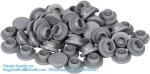20mm Flip Top Caps Aluminum-Plastic Black Caps for Glass Vial Crimp Caps with