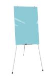 Decorative Magnetic Glass Whiteboard , Frameless Magnetic Whiteboard