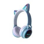 Cat Ears Bluetooth LED Wireless Headphones Control Kid Boy Girl Stereo Music