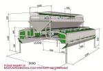 Rabbit Cage, Cage Net Galvanized Wire Poultry Farming Meat Broiler Battery