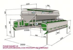 Wholesale Rabbit Cage, Cage Net Galvanized Wire Poultry Farming Meat Broiler Battery Rearing Cage from china suppliers