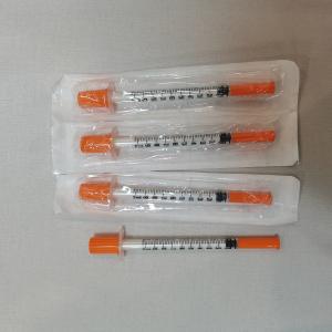 Wholesale 1ml Insulin Injection Syringe With Fixed Needle Concentric 100 Units Or 40 Units from china suppliers