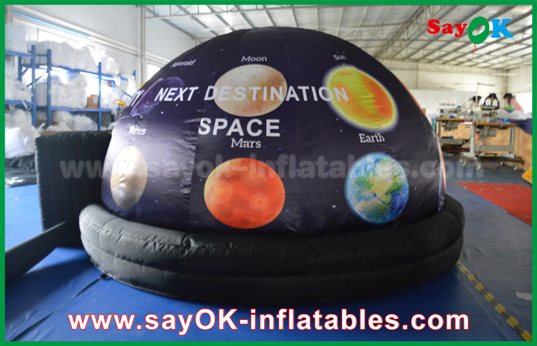 ROHS Full Print With Start Inflatable Planetarium Dome Tent For Movie Projection