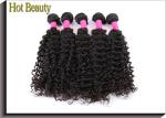 Deep Curly Double Drawn Human Hair For Wedding Gifts / Double Drawn Weave Hair