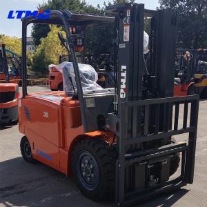 Wholesale environmental 4.5m Triplex Mast 3 Ton Electric Forklift With Side Shifter from china suppliers