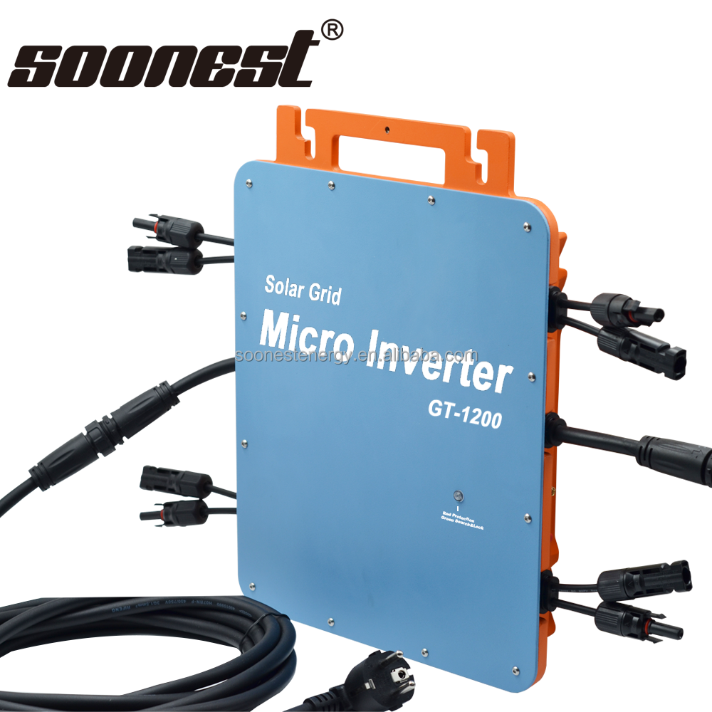 1.2Kw 1200W System Solar Micro Inverter Smart With Mppt On Grid Micro Inverter Grid Tie Mppt Inverter