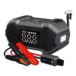 Wholesale UltraSafe 12V Jump Starter with LED Light and Air Compressor 3000A Car Battery Booster from china suppliers