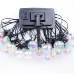 Solar Panel Powered Christmas Holiday Decoration LED Light String Shatterproof