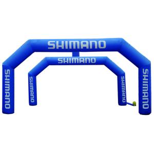 Wholesale customize size logo with CE approved blower high quality oxford inflatable arch from china suppliers