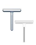 4In1 Dual Sided Glass Wiper Scraper Brush Household Squeegees Brooks Window
