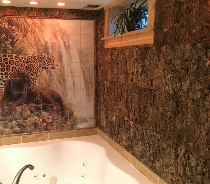 Randomly Size,Frist-Layer Nature Cork Bark tiles,for natural displays for air plants