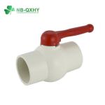 Material Plastic /PVC/CPVC Ball Valve with Pn16 Nominal Pressure and ASTM