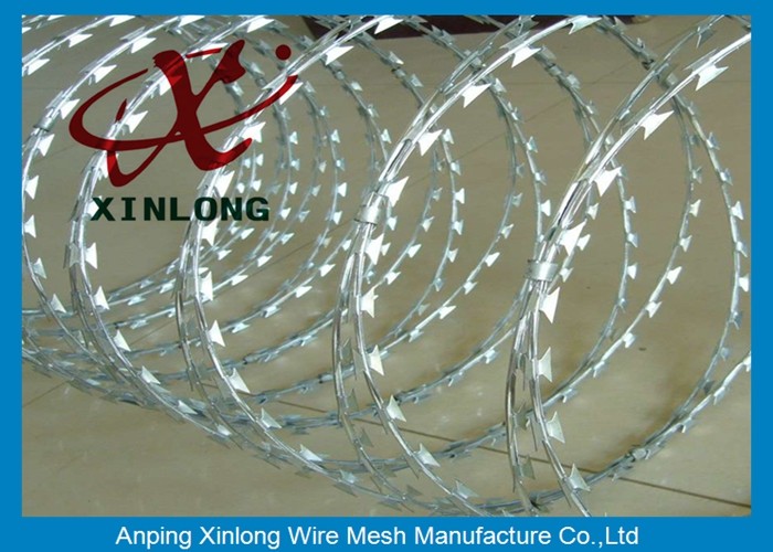 CBT BTO Razor Barbed Wire For Airport And Railway With Single Or Cross Coil