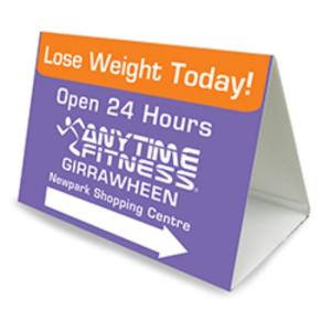 Wholesale Waterproof Triangle Corflute Signs Full Color Coroplast Signs Purple from china suppliers