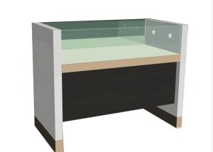Wholesale White Black Wooden Glass Display Counter For Jewelry 1200 X 550 X 900MM from china suppliers