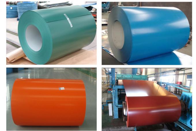High Flexibility Prepainted Aluminum Coil , PVDF Coated Aluminium Sheets