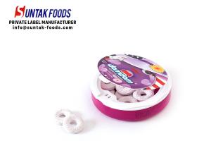 Wholesale Colorful Sour Fruit Candy Hole Shape Sugar Free Low Carb Candy from china suppliers