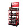 Buy cheap 4 Tier Car Battery Display Rack Metal Lithium Battery Rack Display For Retail from wholesalers