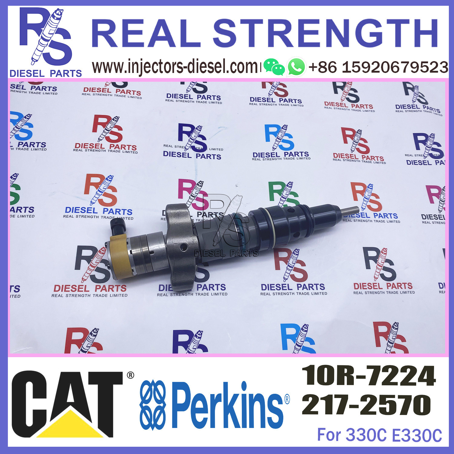 Diesel Injector 236-0962 2360962 10R7224 10R-7224 For CAT Excavator 330C 330C FM 330C L 330C LN 330C MH